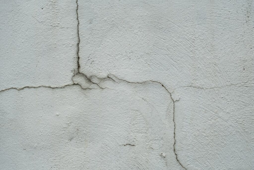 cracked block wall core repair