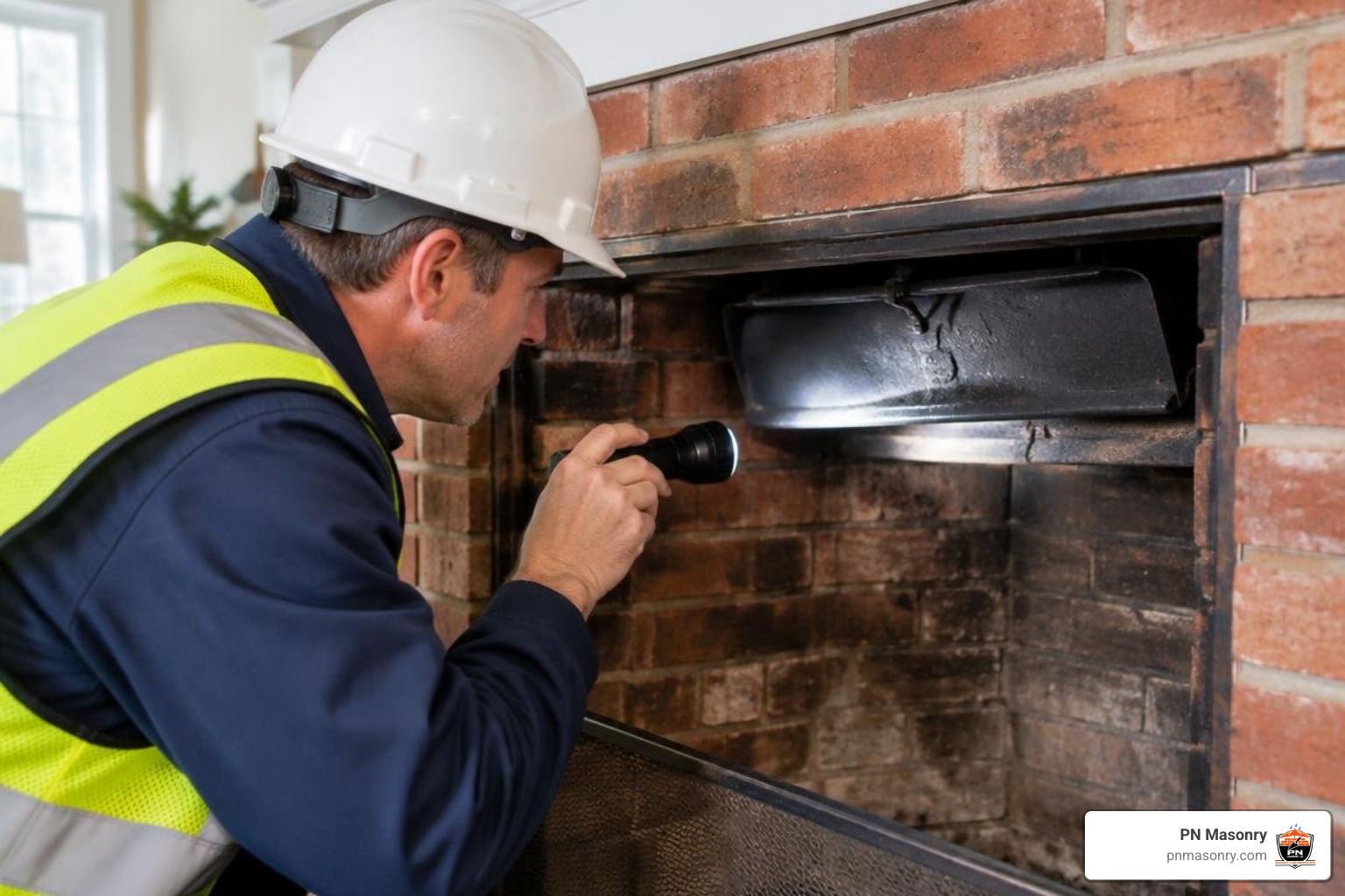 chimney damper inspection